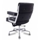Replica ES104 Lobby office chair in aged leatherette.